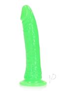 Realrock Slim Glow In The Dark Dildo With Suction Cup 7in -...